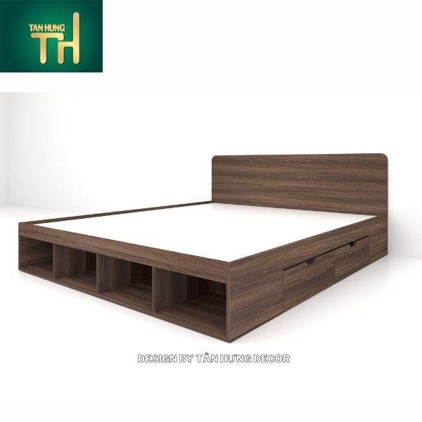 [FREESHIP] GIƯỜNG NGỦ CAO 30CM CÓ HỘC ĐUÔI GIƯỜNG TIỆN LỢI KHUNG XƯƠNG SẮT CỨNG CÁP CHẮN CHẮN