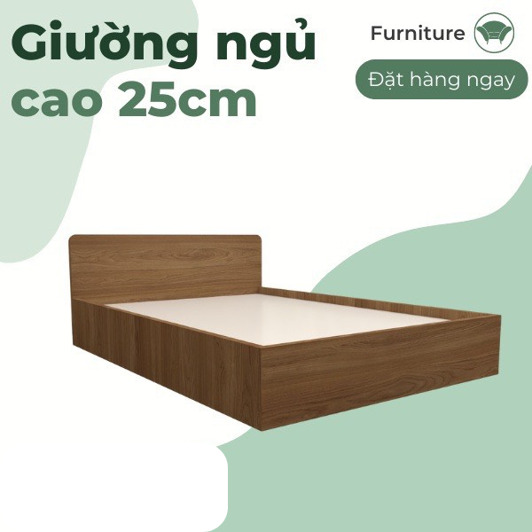 [FREESHIPHCM] Giường ngủ đôi có 2 hộc kéo thiết kế thông minh, dễ dàng di chuyển lắp ráp